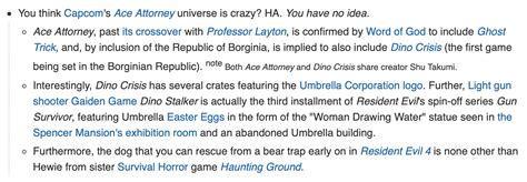 The Surprising Scale of the Ace Attorney Cinematic Universe.